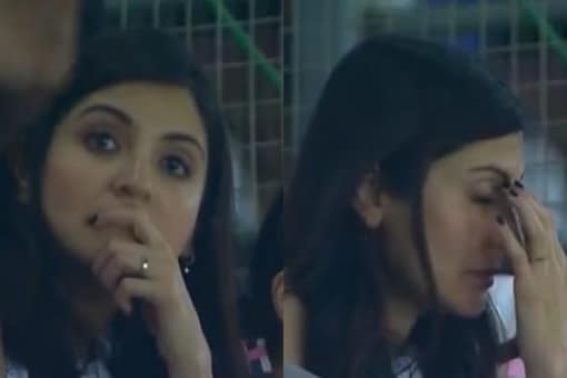 Anushka Sharma held back her tears after India was defeated by Australia at ICC World Cup 2023.