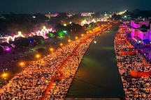 In Pics | Ayodhya Deepotsav Sets World Record As Over 22 Lakh 'Diyas' Shine Bright on Diwali Eve