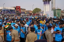 World Cup Final: Sea of Blue at Narendra Modi Stadium as Fans Come in Massive Number for India vs Australia Mega Clash