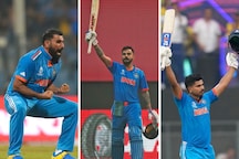 World Cup Semi-Finals in Photos: Kohli's 50th ODI Ton, Shreyas' WC Century and Shami's Seven Wickets Push India to the Finals